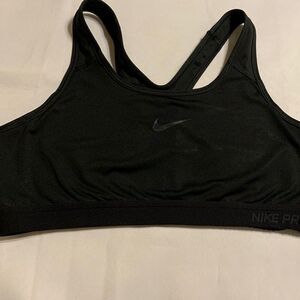 Nike dry fit black extra large sports bra